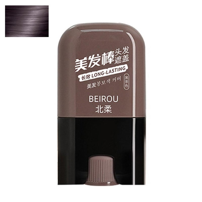 Beirou hair styling iron with built-in comb, temporary gray hair cover, beard dyeing and hair coloring pen, convenient for emergency use. Liyue portable.